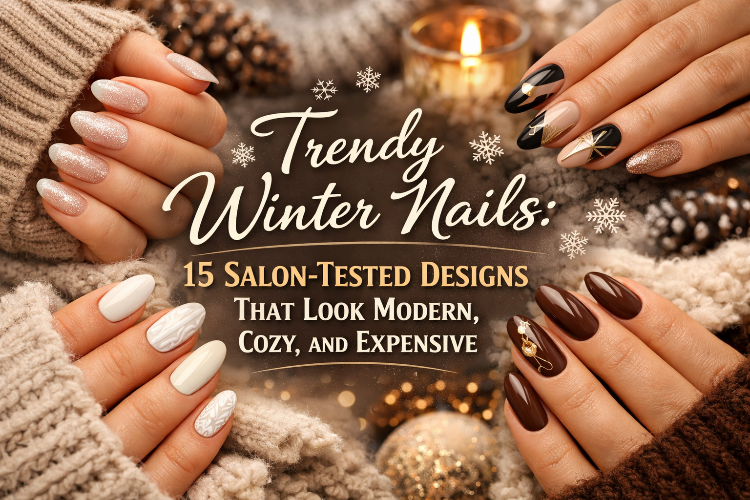Trendy Winter Nails Ideas: 15 Salon-Tested Designs That Look Modern, Cozy, and Expensive