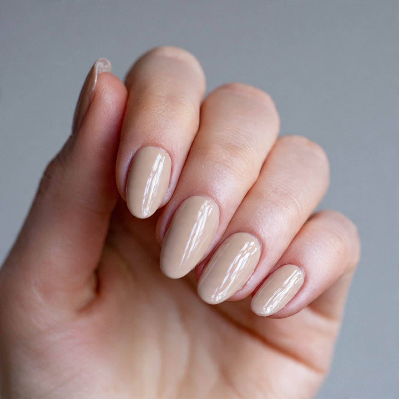 a single hand for beige cream soap