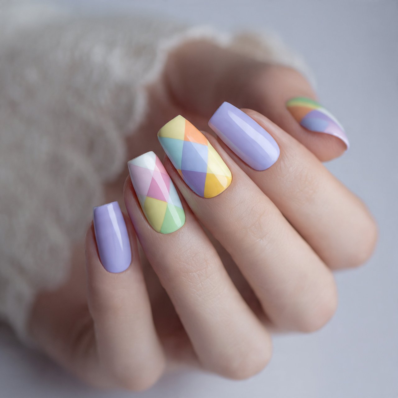 color block pastels clean geometry nature looks