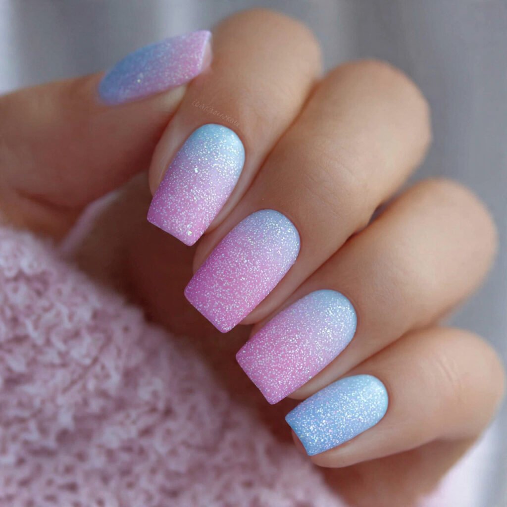 cotton candy ombre nails attractive looks nails