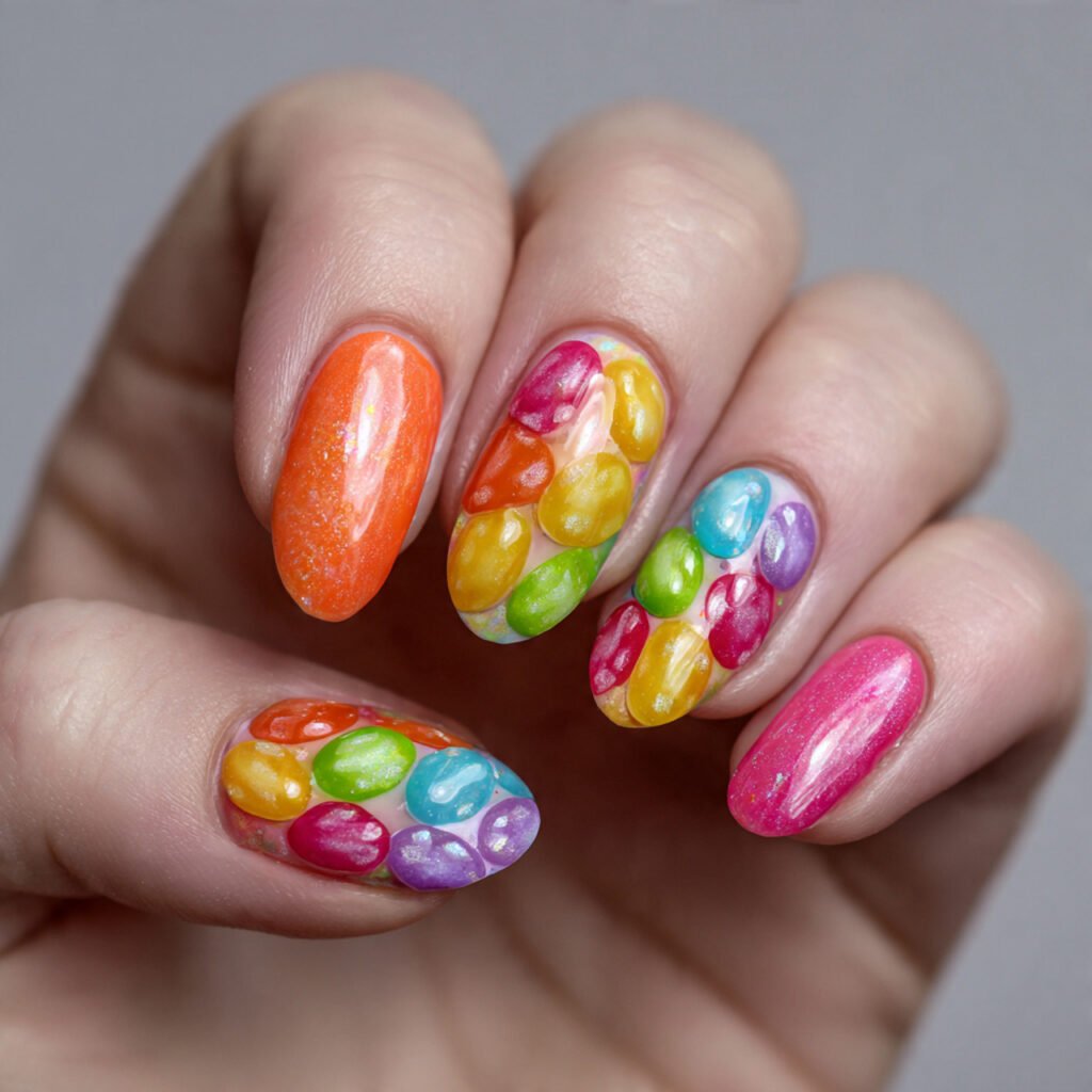 easter jelly beans nails decent looks nails