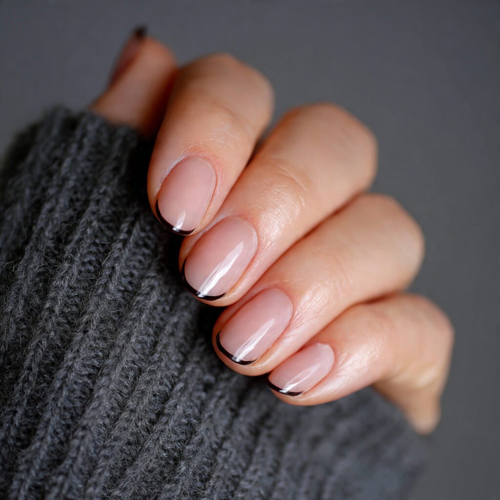 french with a twist color tips or