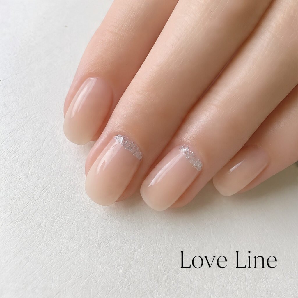glitter cuticle love line subtle sparkle easy