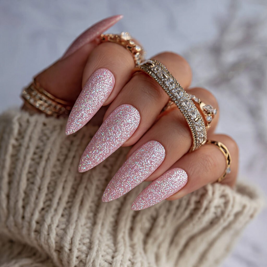 glitter swag nails decent looks nails