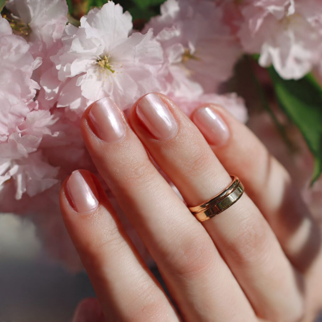 nude base statement ring finger balanced