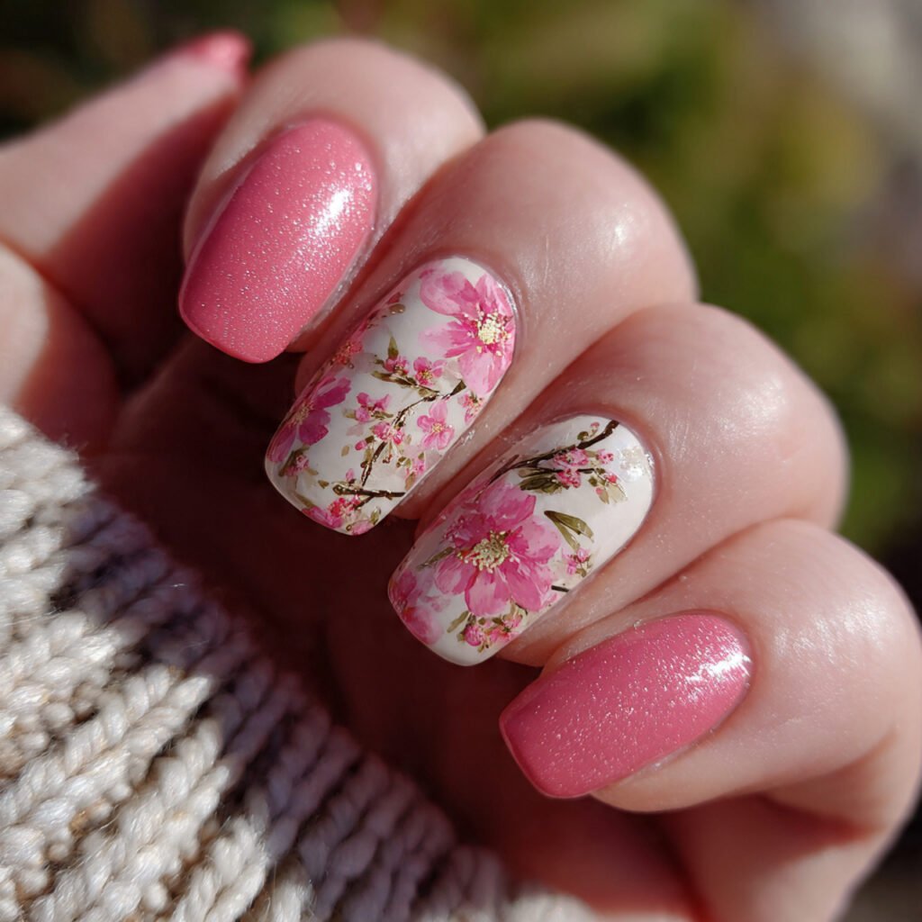 pink floral micro accent one little bloom nature