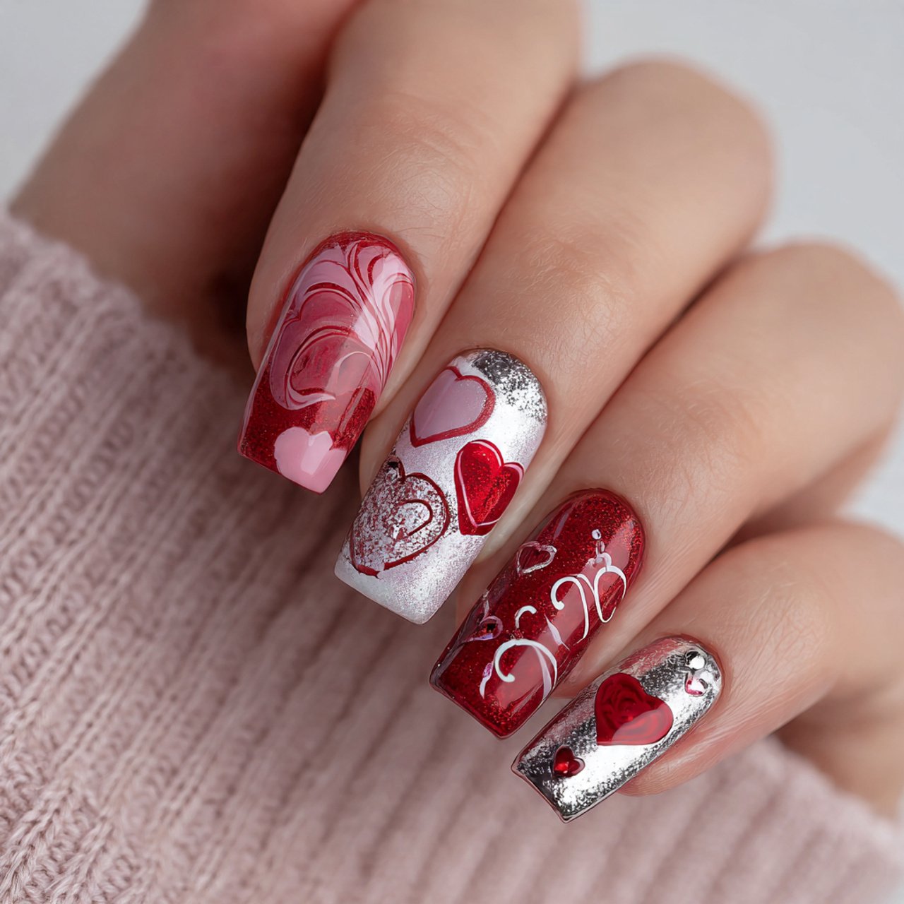 Valentine’s Nails Square: Nails That You’ll Love