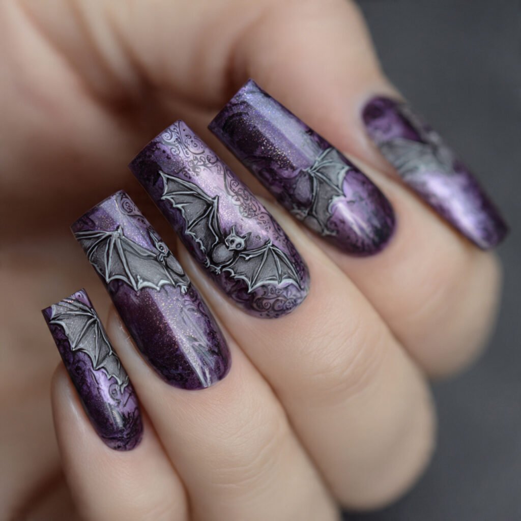 vampire bat nails cool looks nails