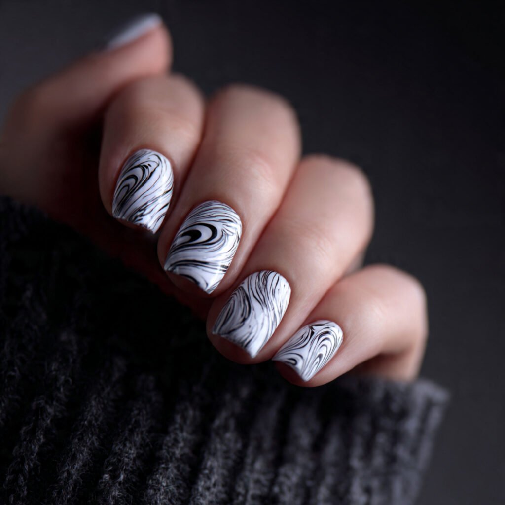 abstract swirl lines in white attractive