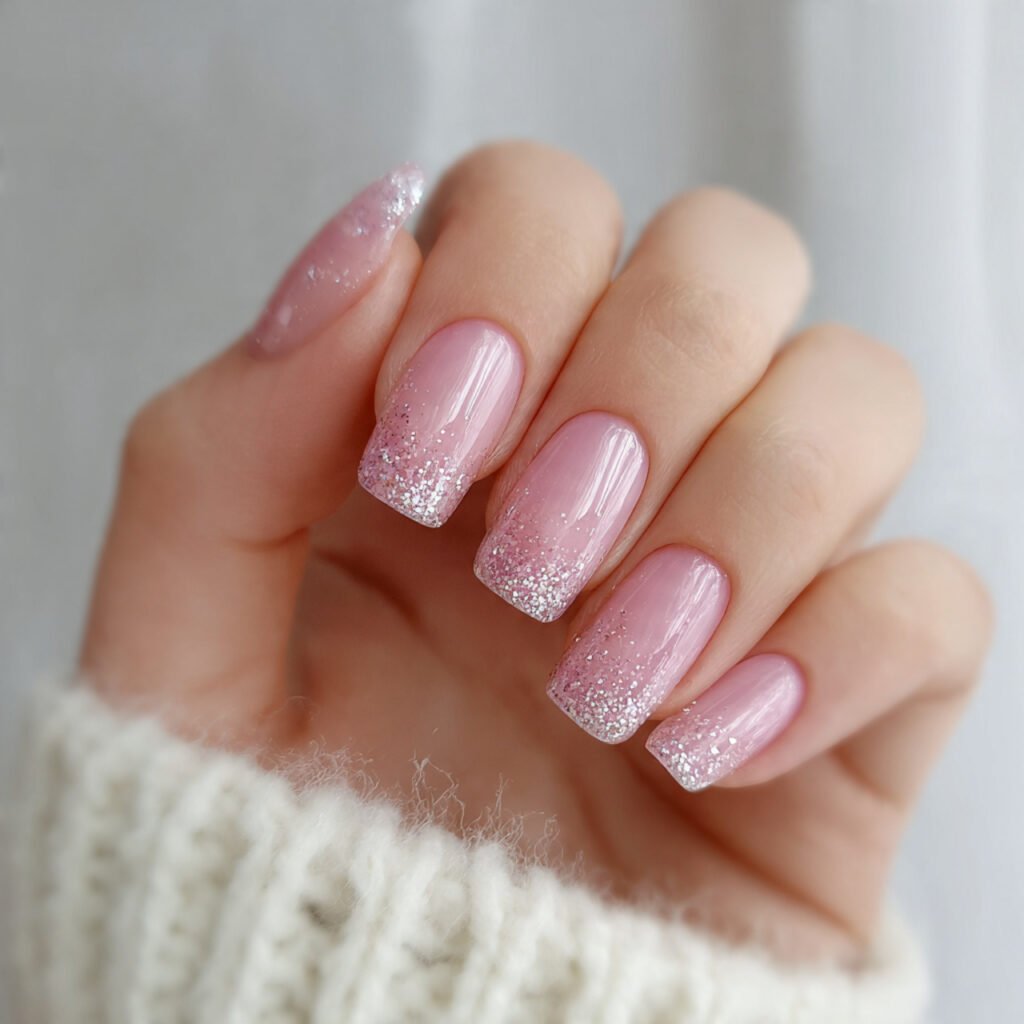 baby pink micro french attractive looks nails