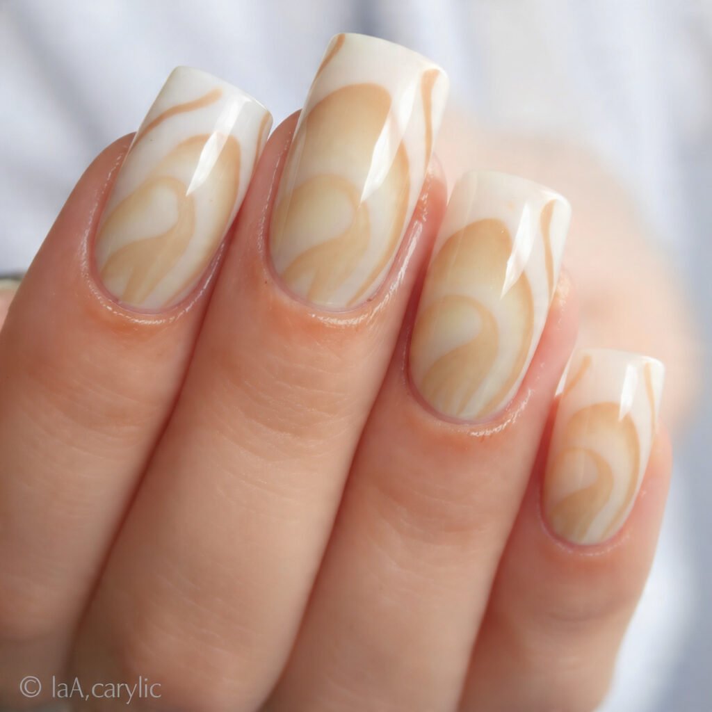 beige latte swirl abstract artful still neutral at