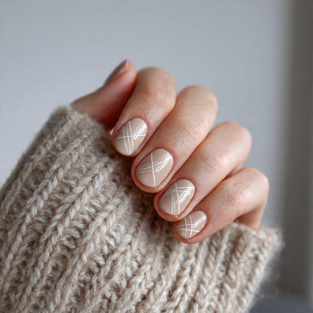 beige negative space lines clean graphic minimal n