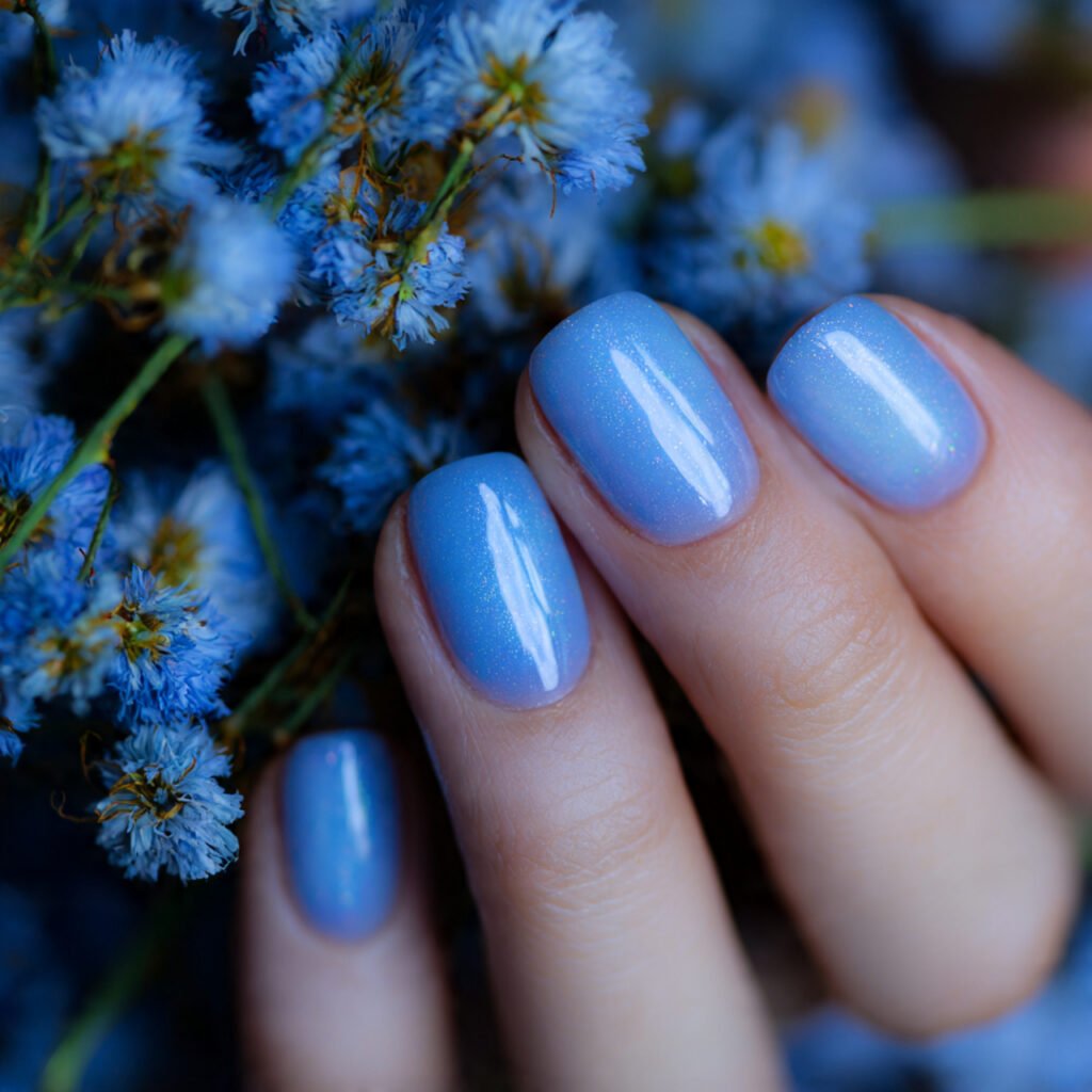 blue aura nails soft glow trend approved surprisingly