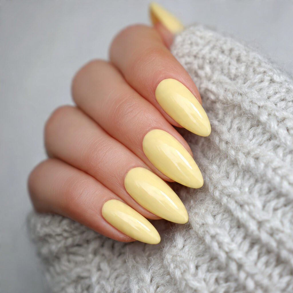 butter yellow gloss soft expensive minimal attractive