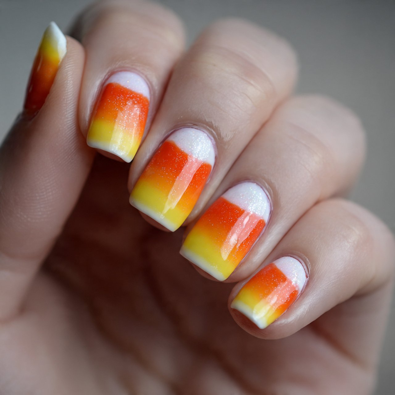 candy corn nail art attractive nails