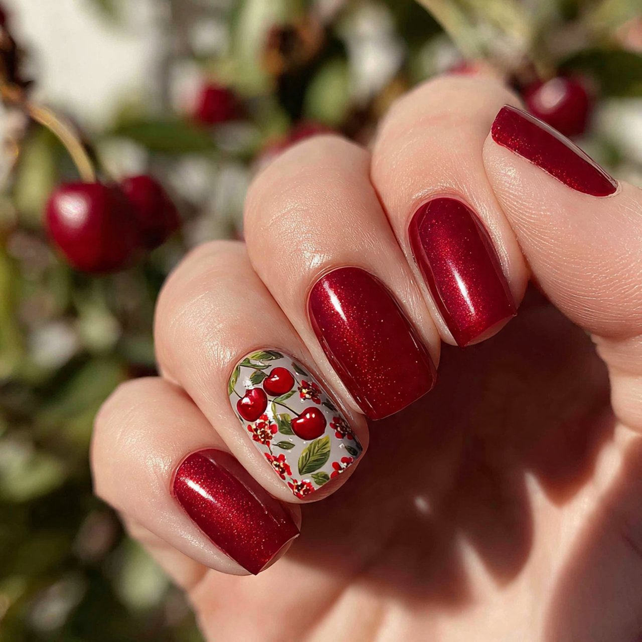 Cherry Red Nails: Ideas to Make Your Nails Pop