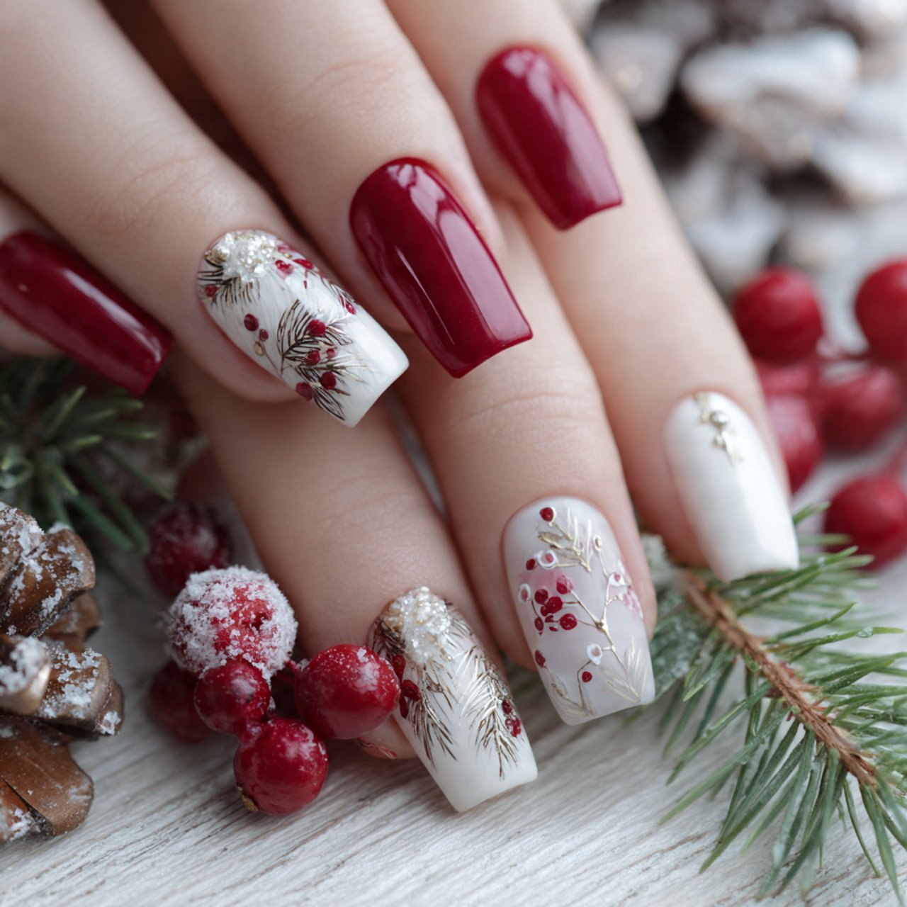 Christmas Nails Acrylic: 15 Festive Acrylic Design Ideas That Actually Last