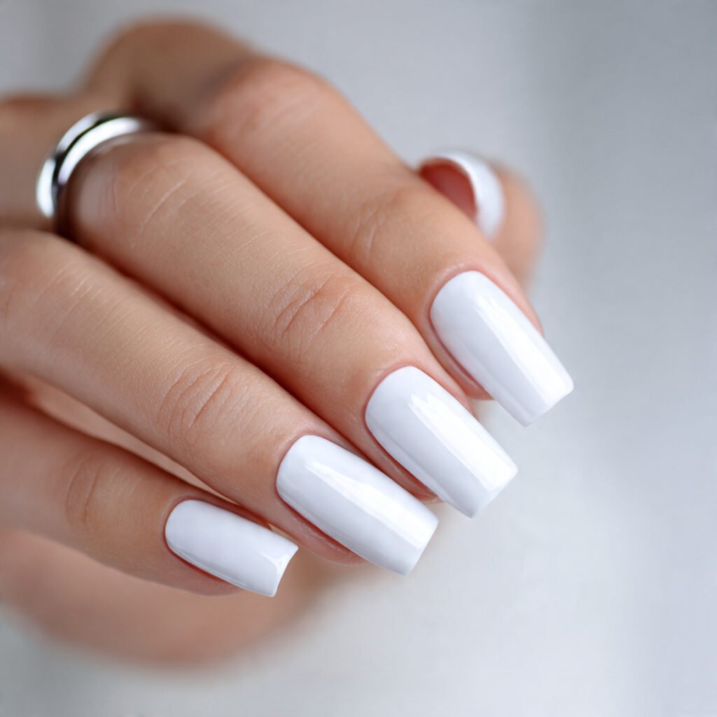 crisp white full color high impact nails