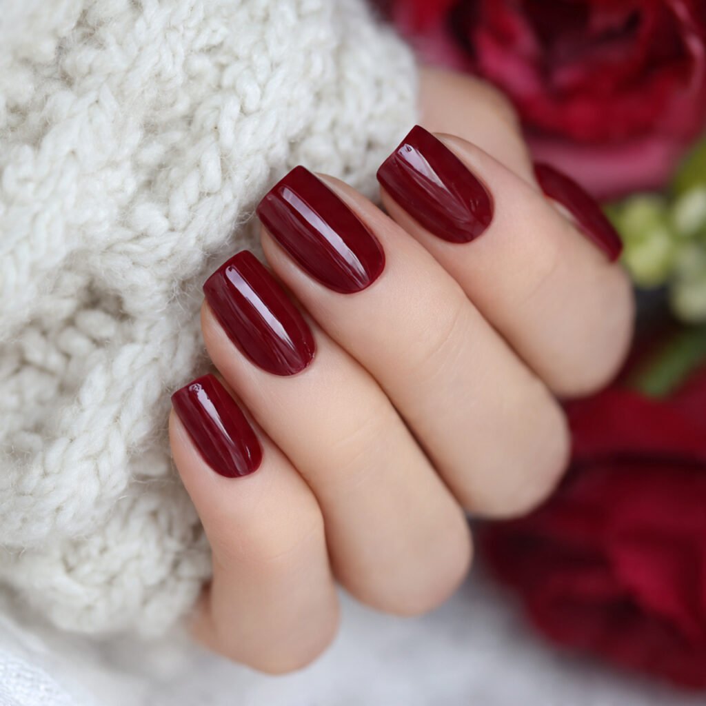 deep cherry red cream winter classic attractive na