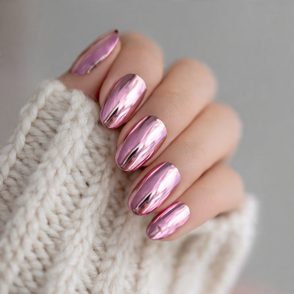 glazed chrome pearl soft not mirror attractive nai