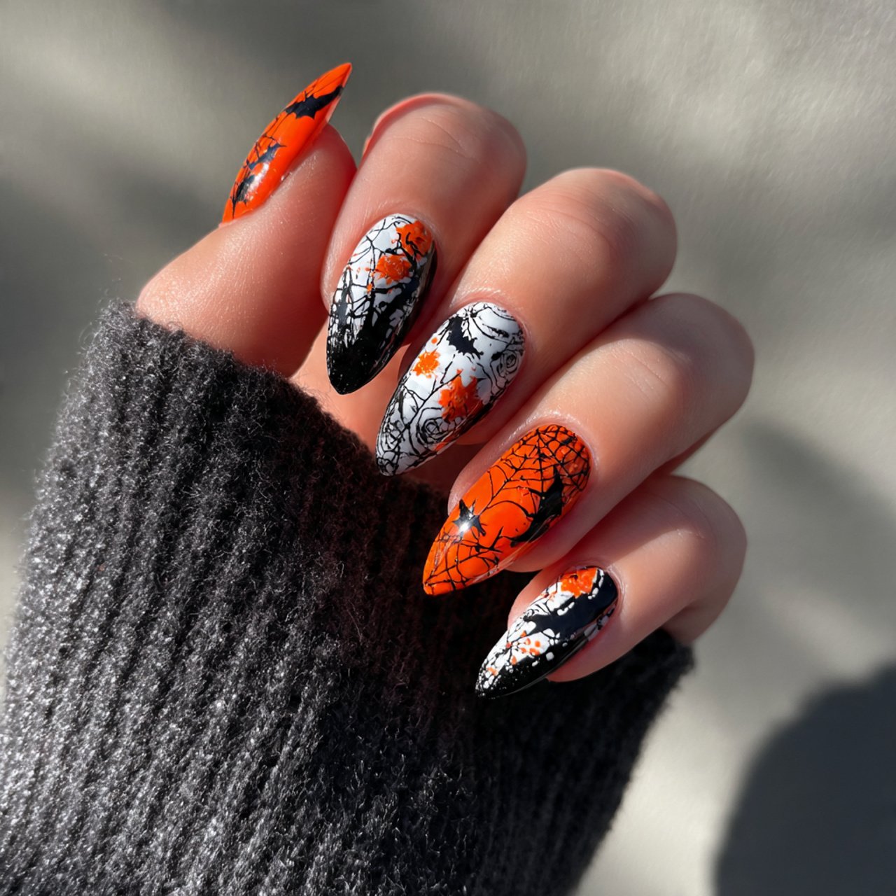 Halloween Almond Nails Designs to Try This Season