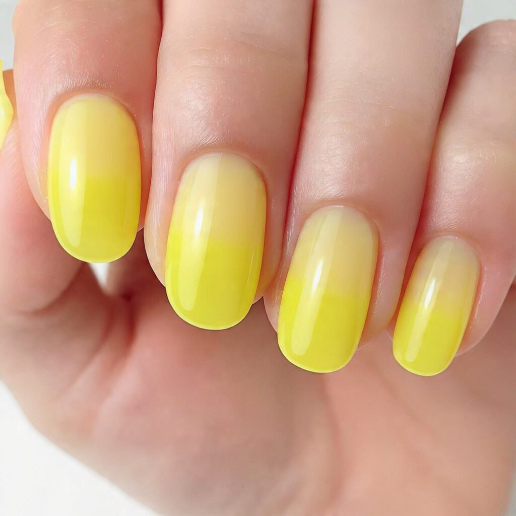 lemon sorbet jelly sheer syrup yellow attractive