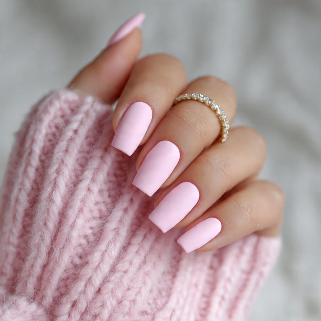 light pink matte nails attractive nails