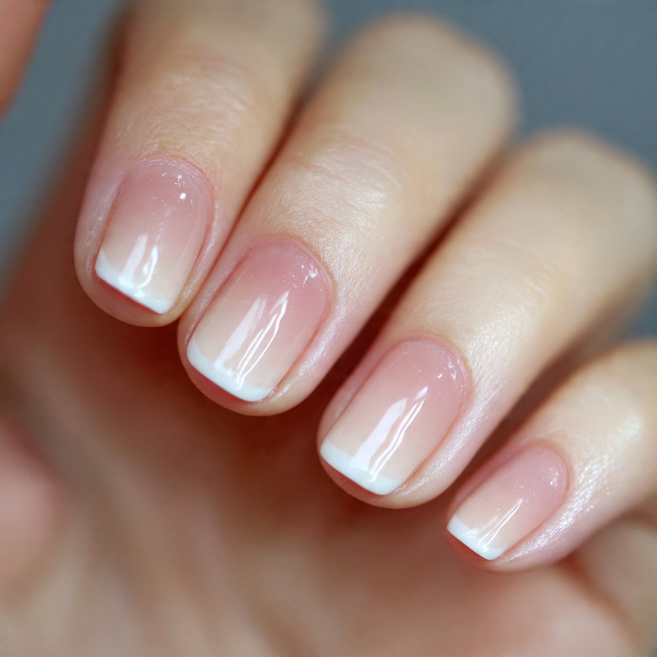 ombre french tips attractive nails