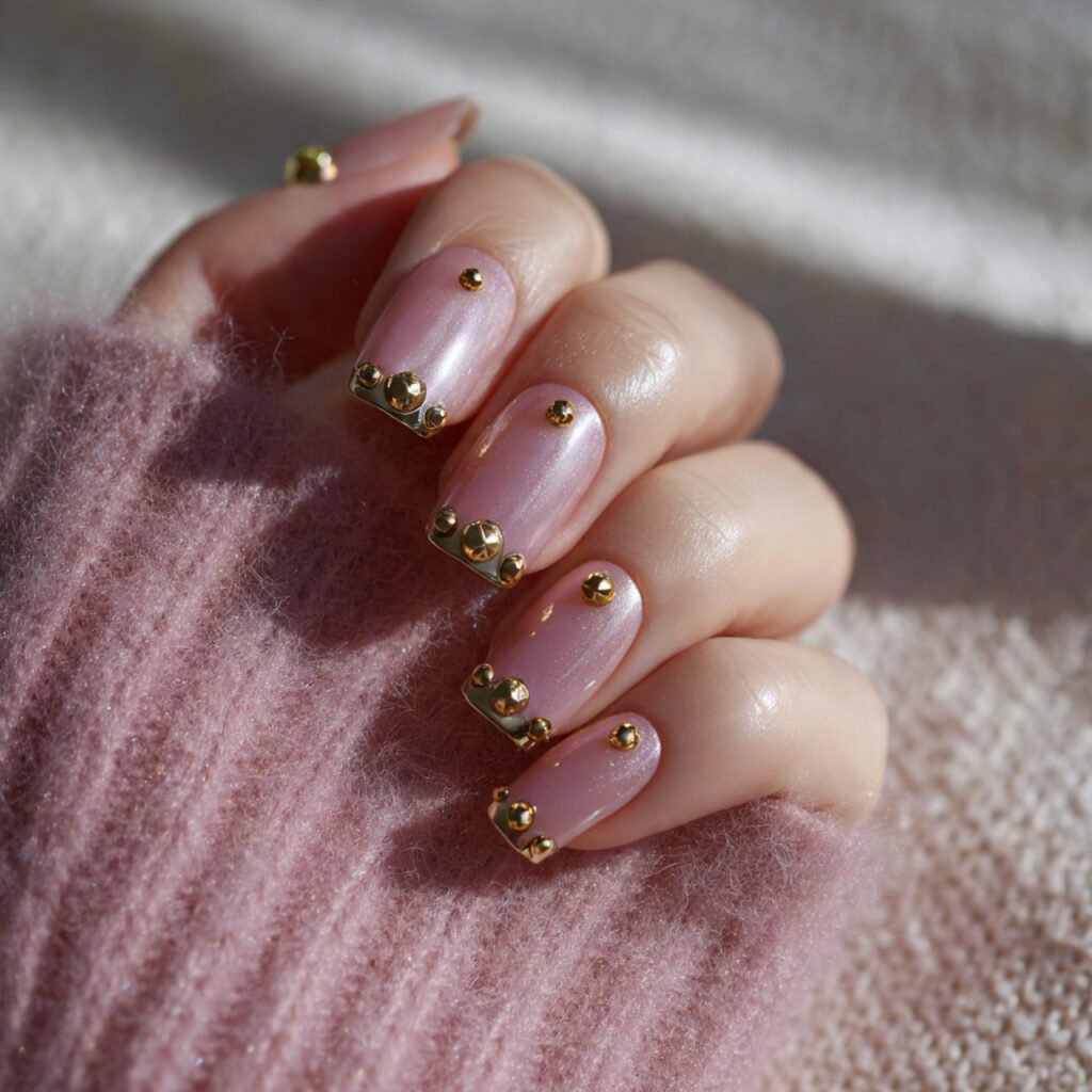 ornament stud on base beautiful look nails