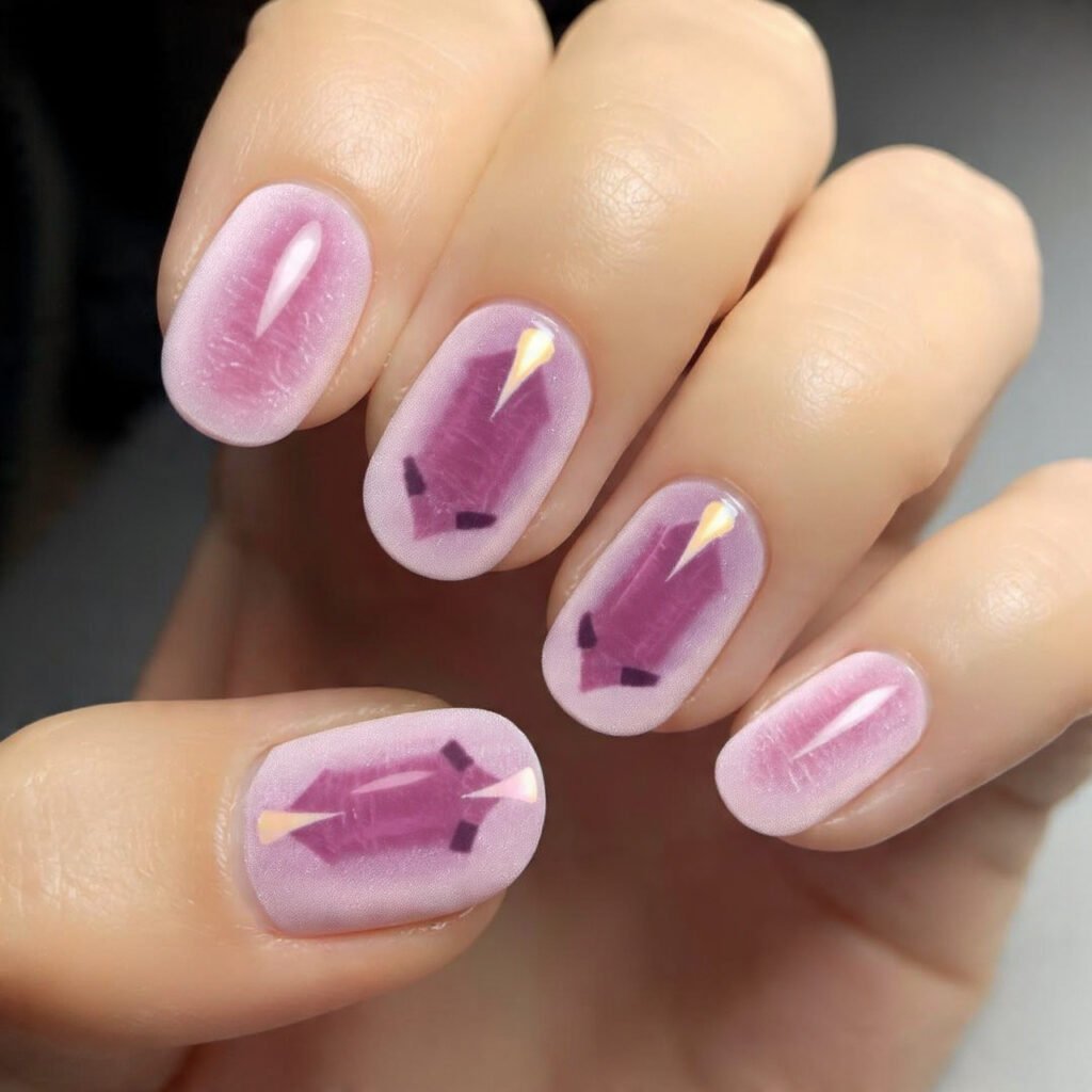 pink velvet cat eye magnetic soft spotlight creative