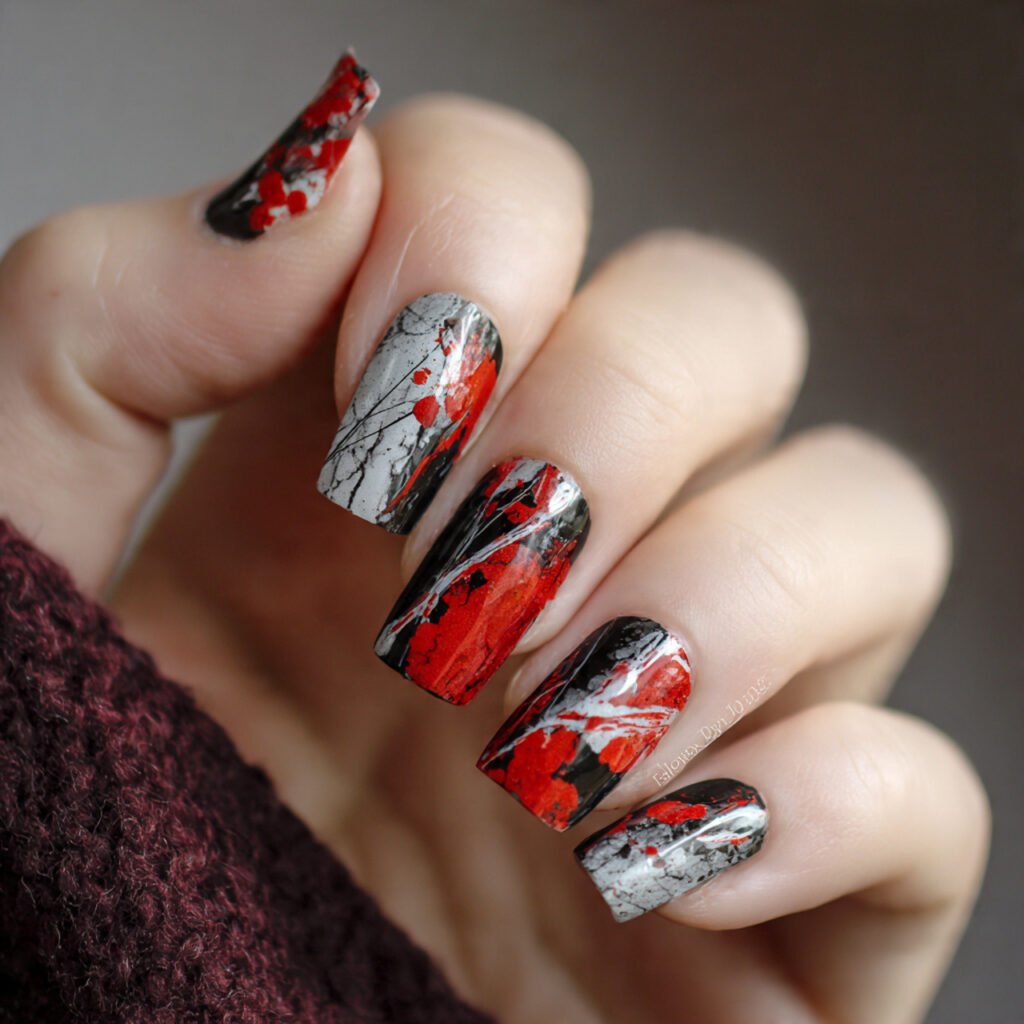 red and black abstract art nature background