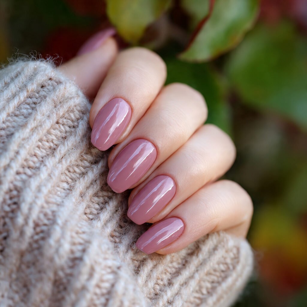 rosy mauve gloss soft and flattering attractive na