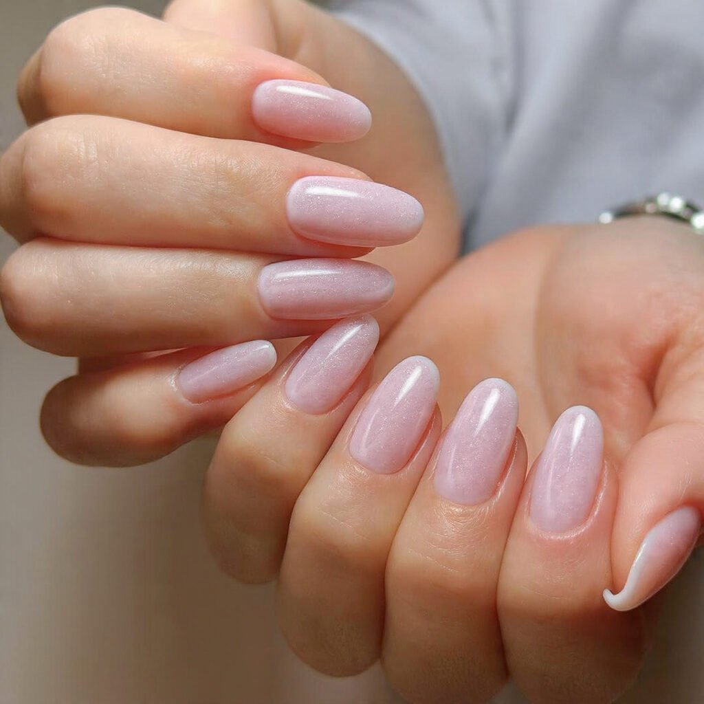 sheer ballet blush your nails but better attractive look nails
