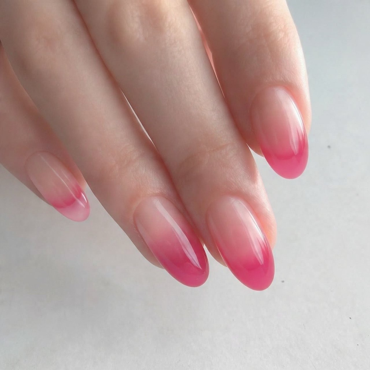 sheer jelly tint nails berry or rose