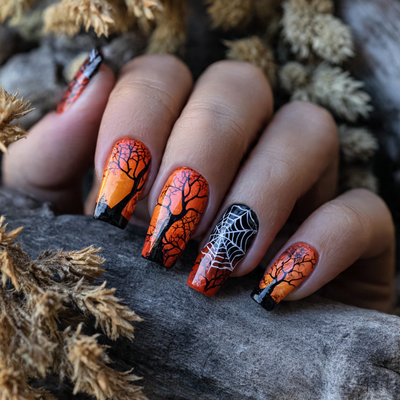 Simple Halloween Nails Designs to Get in the Spooky Spirit