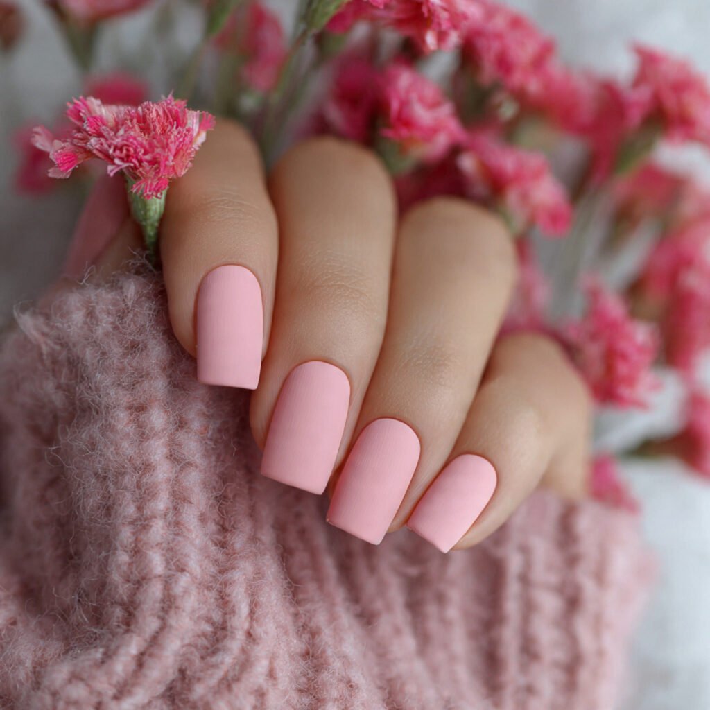 soft matte finish attcative nails