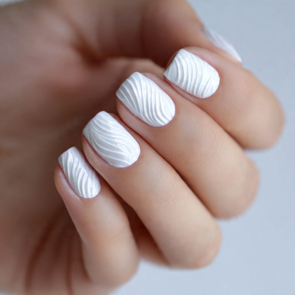 white swirl lines playful but clean attractive