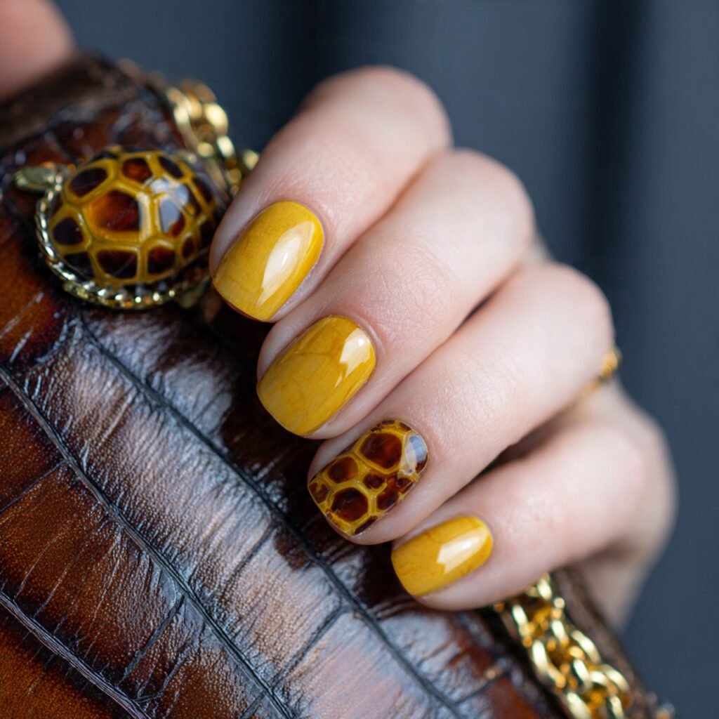 yellow tortoise inspired accents honey amber