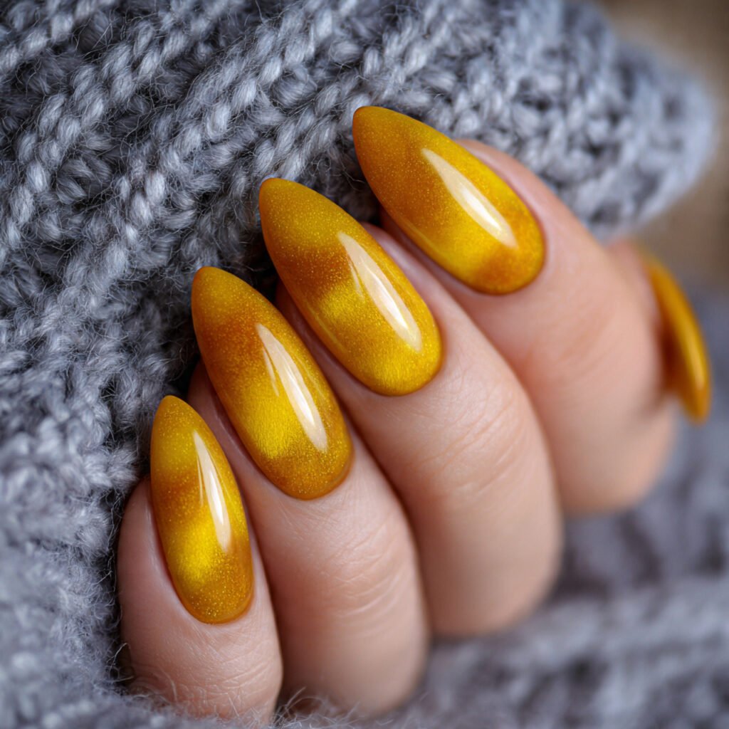 yellow velvet cat eye soft light movement attractive