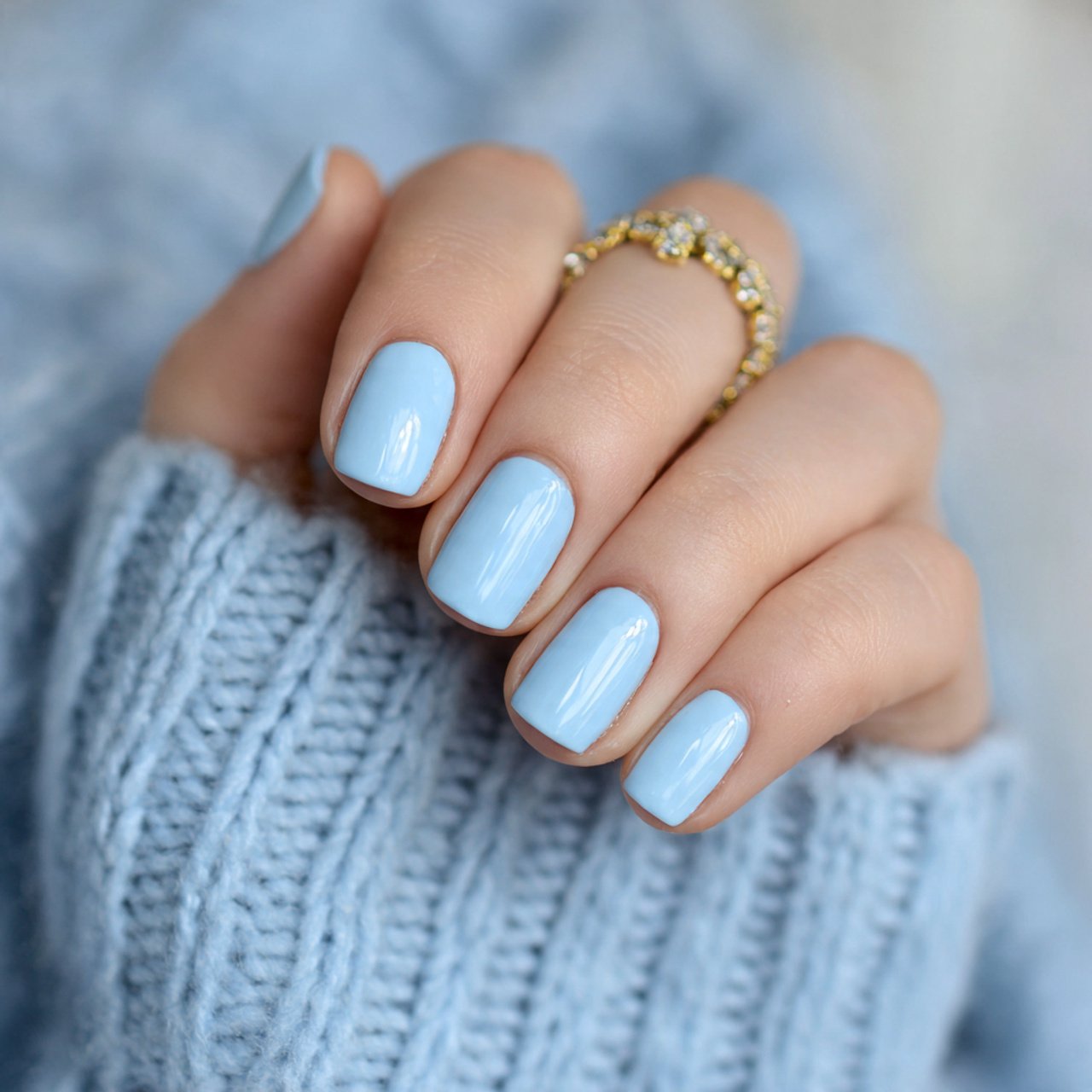 Nails Ideas: That Look Trendy, Wearable, and Salon-Worthy 5 baby blue minimal nails