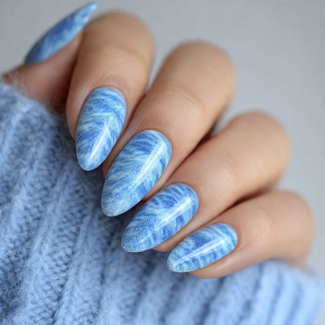 baby blue velvet cat eye soft magnetic shine attra