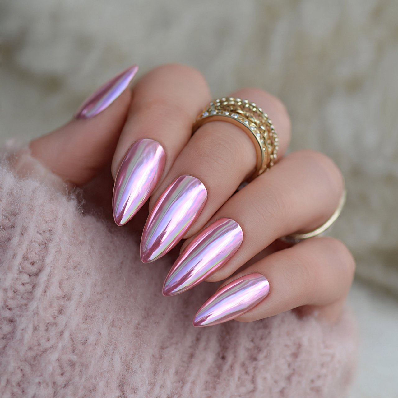 Nails: That Feel Modern, Wearable, and Salon-Approved 6 baby pink chrome nails pretty nails