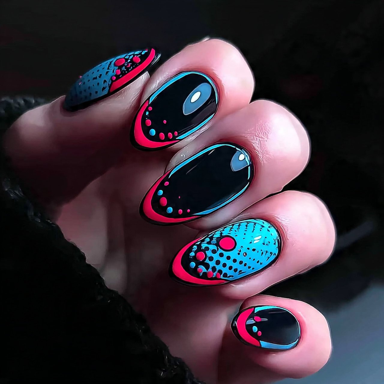 base tiny dot detail natural look nails