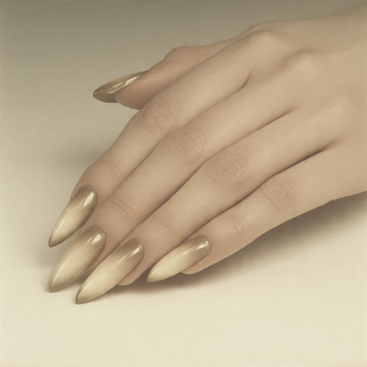 beige ombr almond soft baby boomer fade attractive