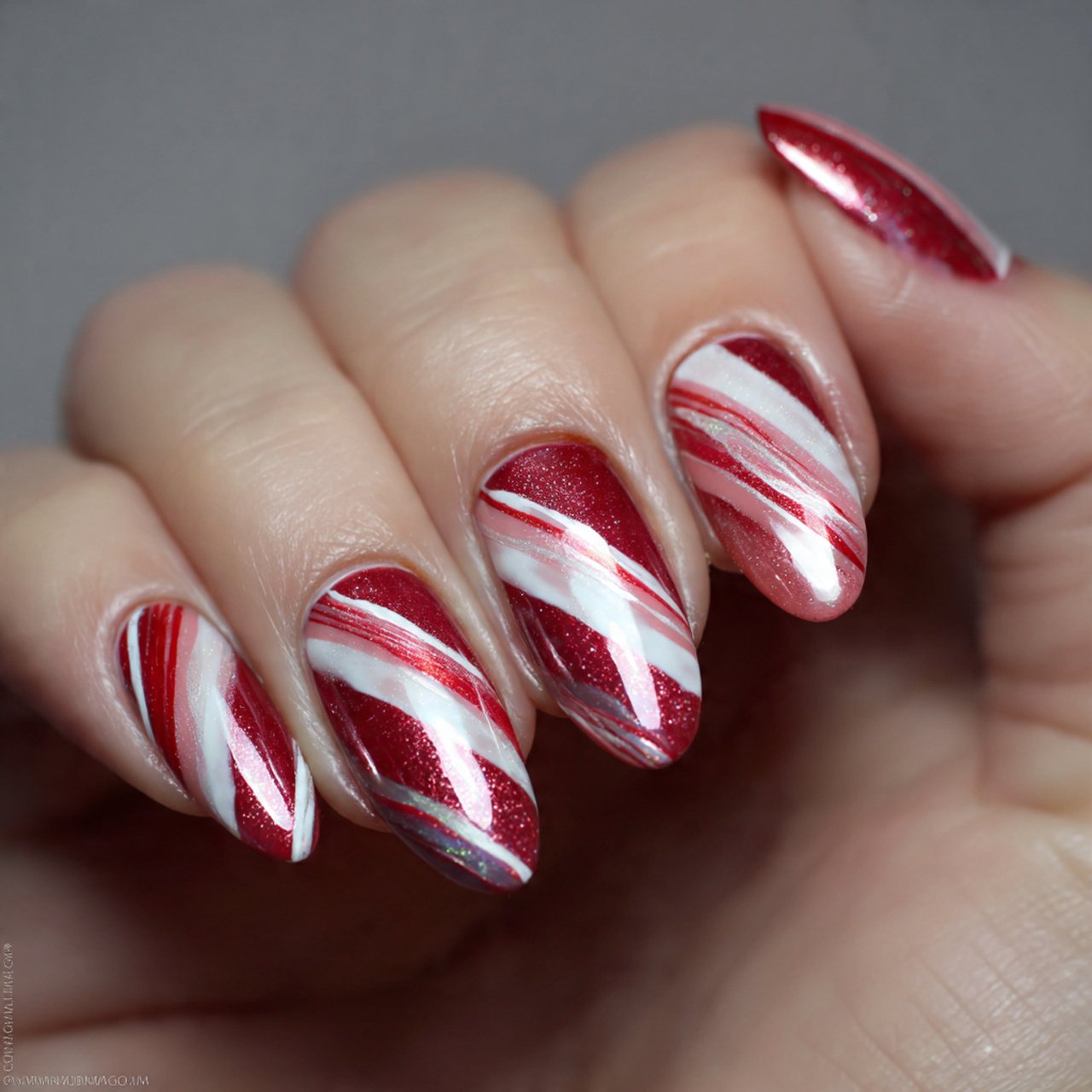 New Year’s Eve Nails: The Ultimate Guide to Show-Stopping Nail Designs for the Holiday Season 14 candy cane stripes with a twist slaying nails