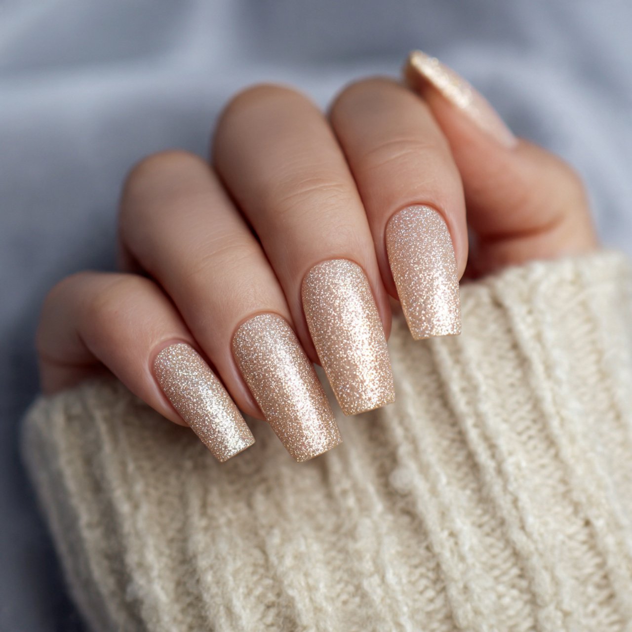 champagne shimmer nails flawless nails