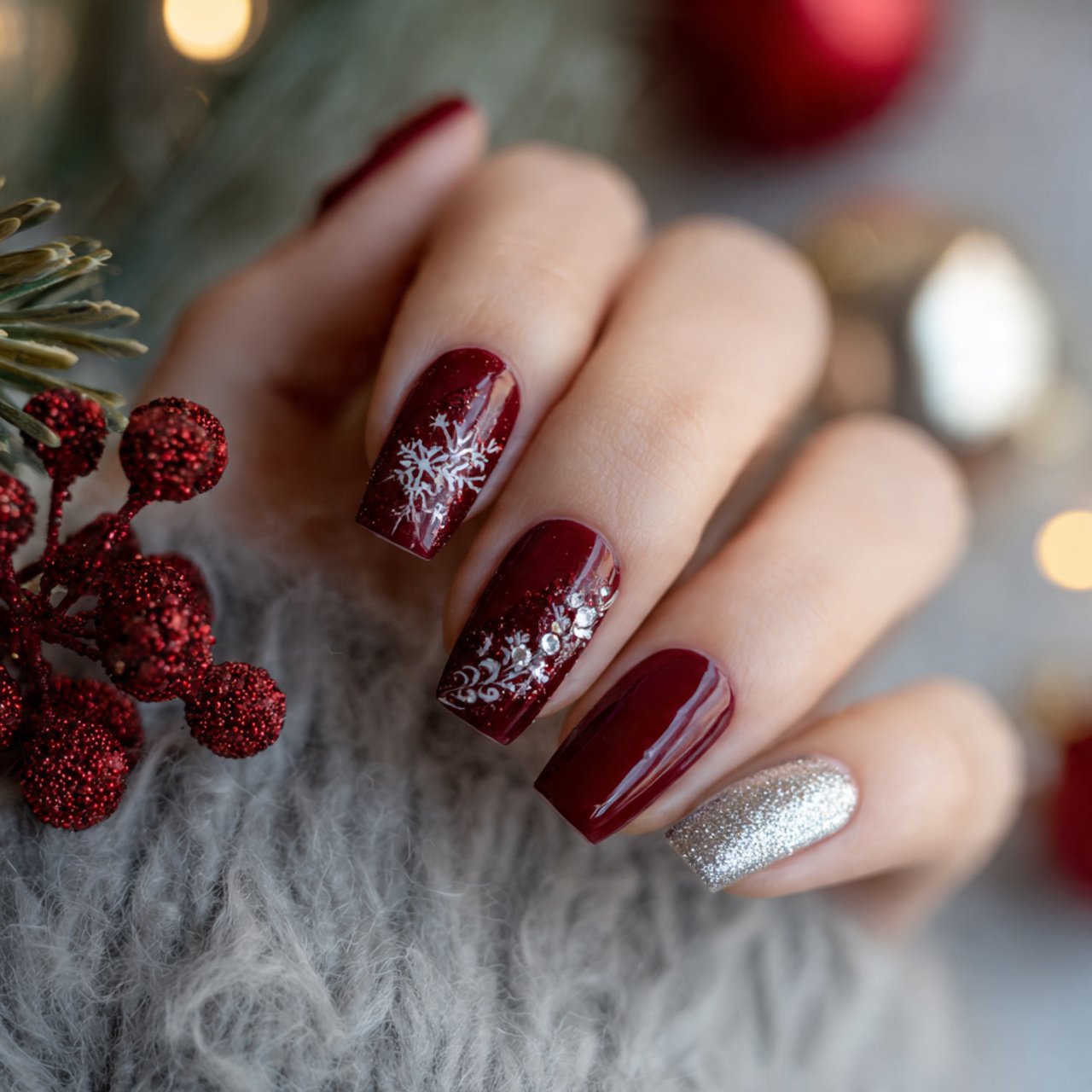 Christmas Nail Designs: 15 Festive Manicures That Feel Polished, Not Overdone