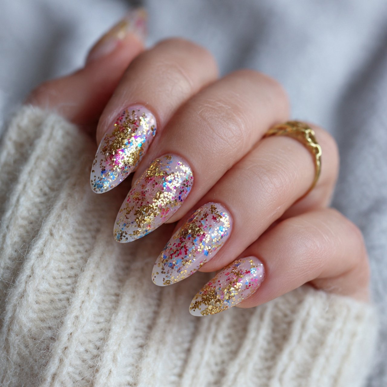 chunky glitter statement nails attractive nails