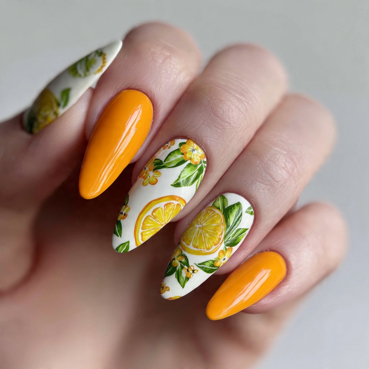 citrus pop florida nails