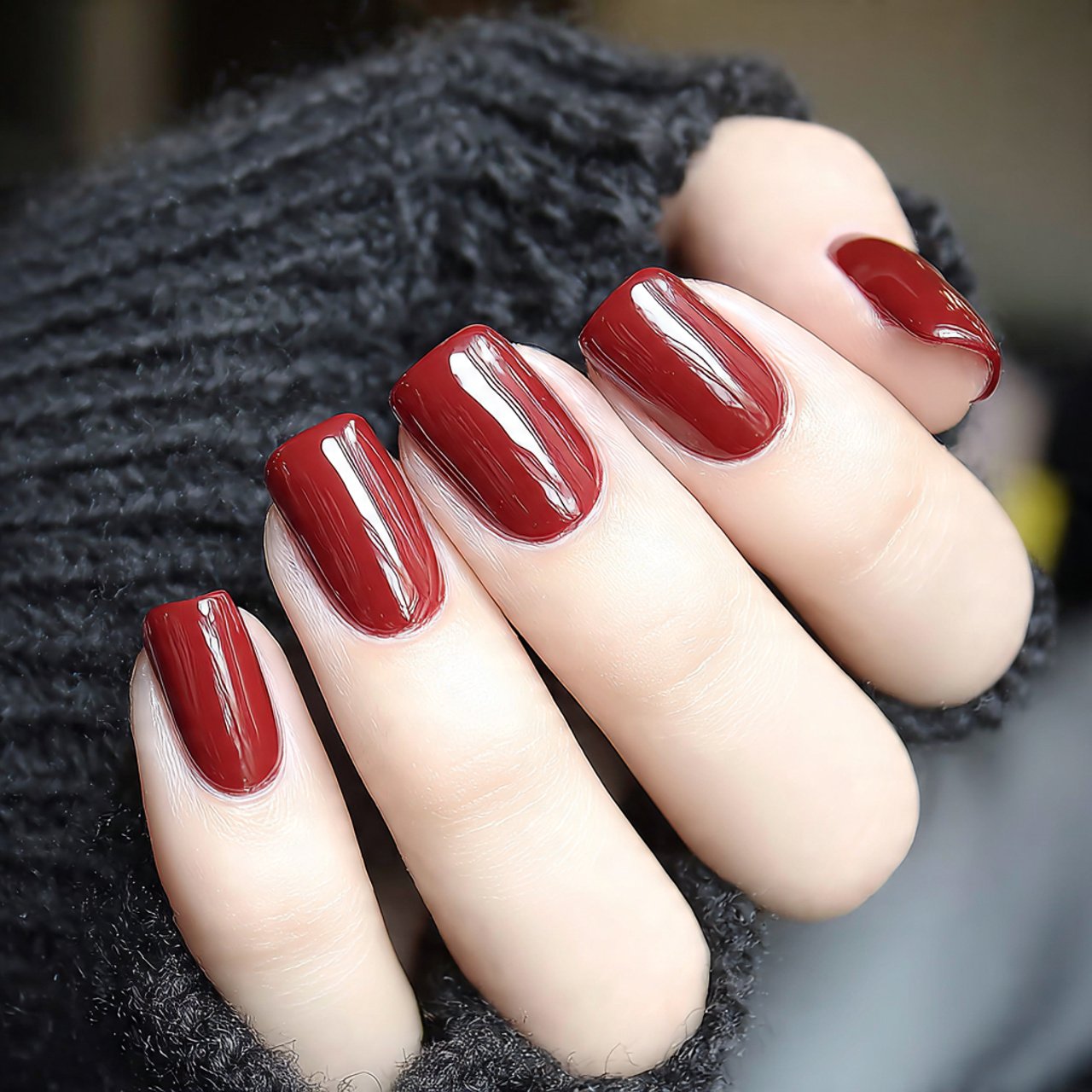 classic burgundy gloss perfectly opaque nature loo